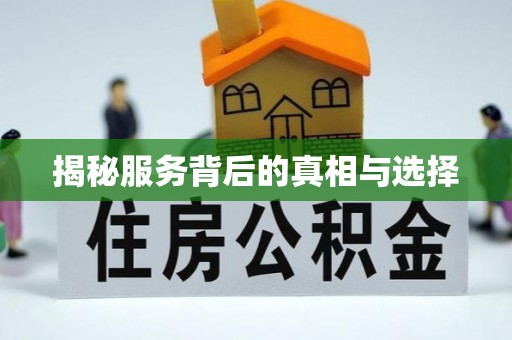 通道揭秘服务背后的真相与选择