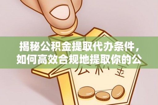 通道揭秘公积金提取代办条件，如何高效合规地提取你的公积金