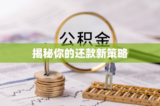 通道揭秘你的还款新策略