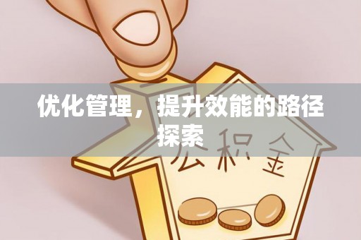 通道优化管理，提升效能的路径探索