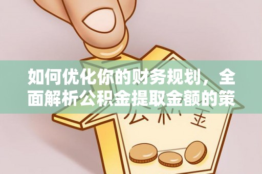 通道如何优化你的财务规划，全面解析公积金提取金额的策略与技巧