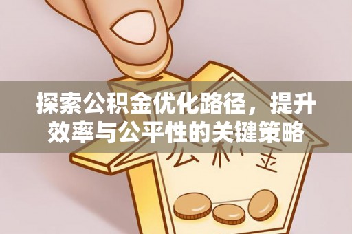 通道探索公积金优化路径，提升效率与公平性的关键策略
