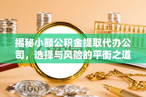 通道揭秘小额公积金提取代办公司，选择与风险的平衡之道