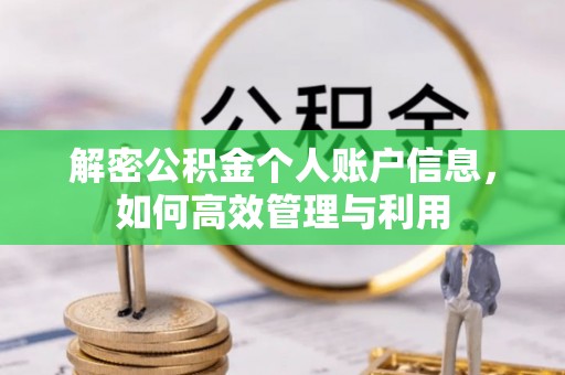 通道解密公积金个人账户信息，如何高效管理与利用