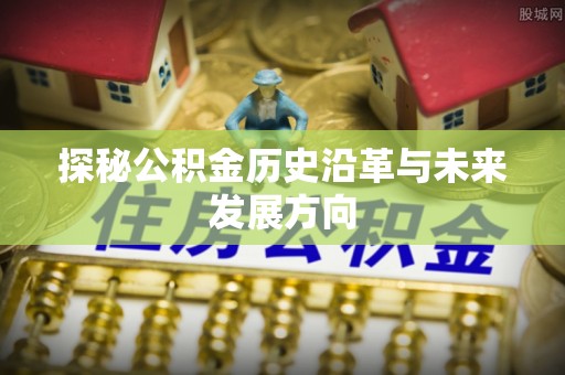 通道探秘公积金历史沿革与未来发展方向