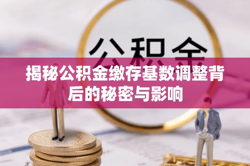通道揭秘公积金缴存基数调整背后的秘密与影响