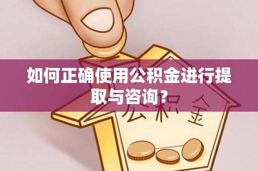 通道如何正确使用公积金进行提取与咨询？