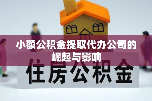 通道小额公积金提取代办公司的崛起与影响